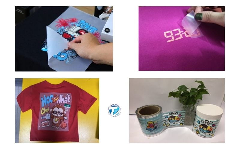 Ứng dụng thực tế của màng PET in chuyển nhiệt